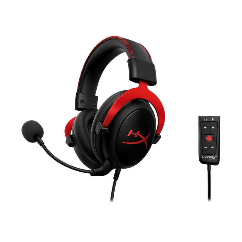 سماعه هايبر اكس كلاود II 2 للالعاب واير 7.1 HyperX Cloud II HeadSeat Gaming سماعه هايبر اكس كلاود II 2 للالعاب واير 7.1 HyperX Cloud II HeadSeat Gaming