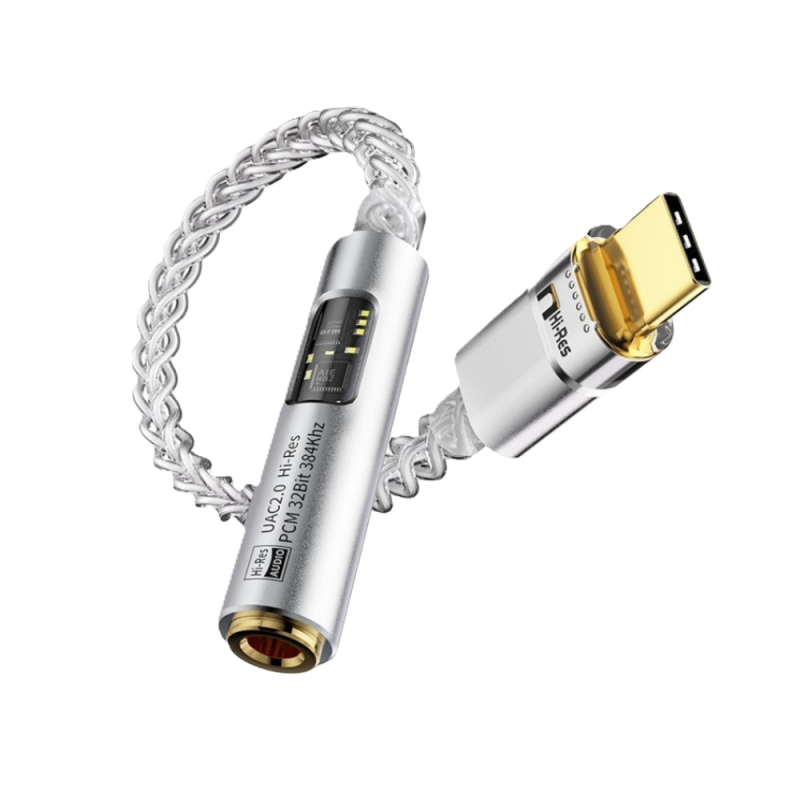 وصله تحويله من ابره 3.5mm الى تايب سي مدمجه بكرت صوت عالي الوضوح وصله تحويله من ابره 3.5mm الى تايب سي مدمجه بكرت صوت عالي الوضوح