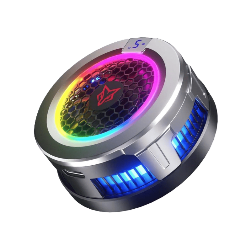 مروحه تبريد مائي للهواتف اضائه RGB بثلاث سرعات 20 واط مروحه تبريد مائي للهواتف اضائه RGB بثلاث سرعات 20 واط